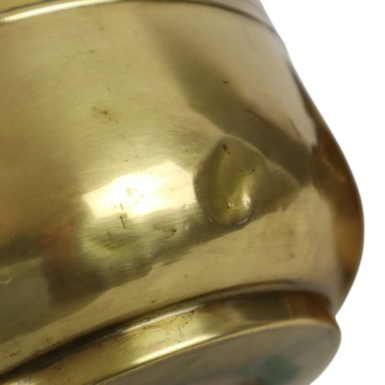 Oude Messing Repoussé Bloembakken Unis Paris – Plantenbak, Brass (photo 13 of 18)