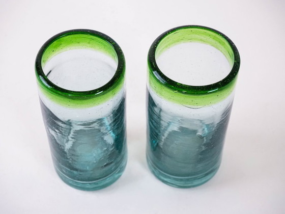 Image 1 of Set van twee glazen, Deens design, jaren 70, gemaakt in Denemarken.