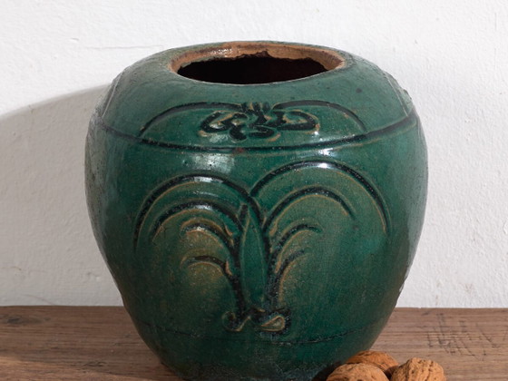 Vase chinois ancien de la dynastie Qing (c.1820) #38 (photo 2 of 40)