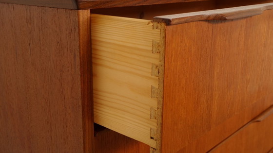 Image 1 of Vintage ladekast | Teak | 6 lades | 121 cm