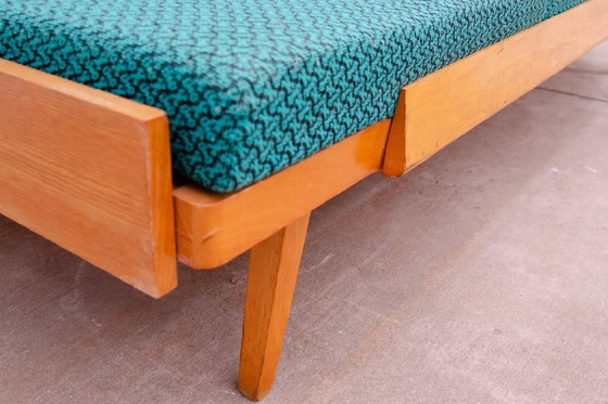 Image 1 of Divano letto pieghevole di metà secolo, prodotto da Drevotvar negli anni '70, Cecoslovacchia.