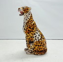 Leopard Statue Ceramic