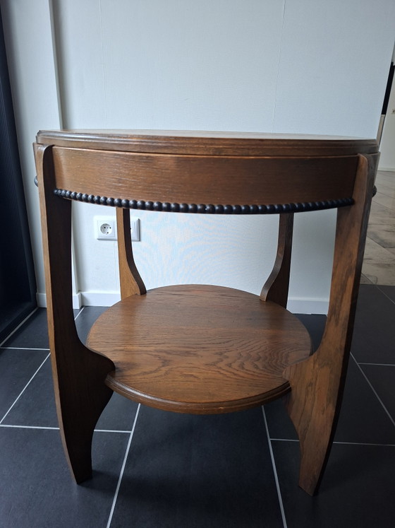 Tavolino da caffè Scuola di Amsterdam, Art Déco 1910-1920 – Tavolini da caffè, Wood (photo 3 of 8)