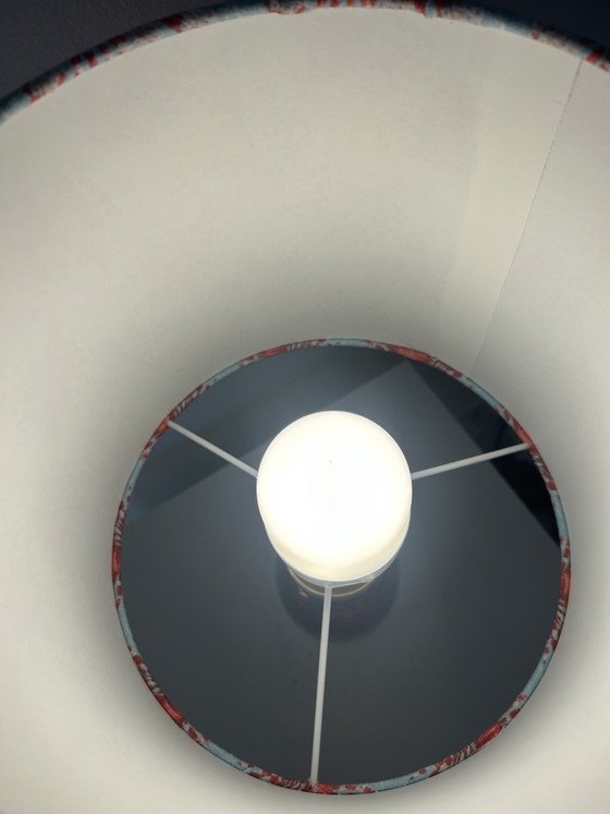 Image 1 of Lampada da tavolo Scheurich senza fili con motivo a pesciolini di fuoco.