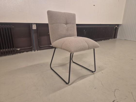 Image 1 of 4x SHOWROOM OUTLET - Eetkamerstoelen Dante - Teddy - NIEUW