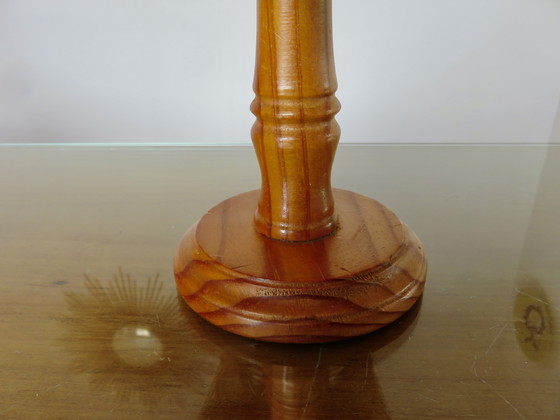 Image 1 of Lámpara escandinava de alambre y madera de los años 60 y 70