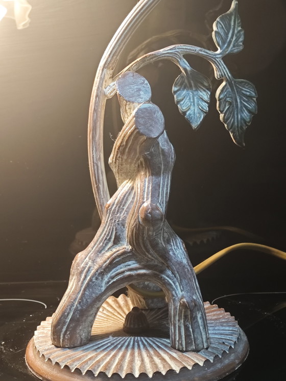 Art Nouveau Style Lamp – creval, Table lamps, Metal, Cast Iron (photo 7 of 13)