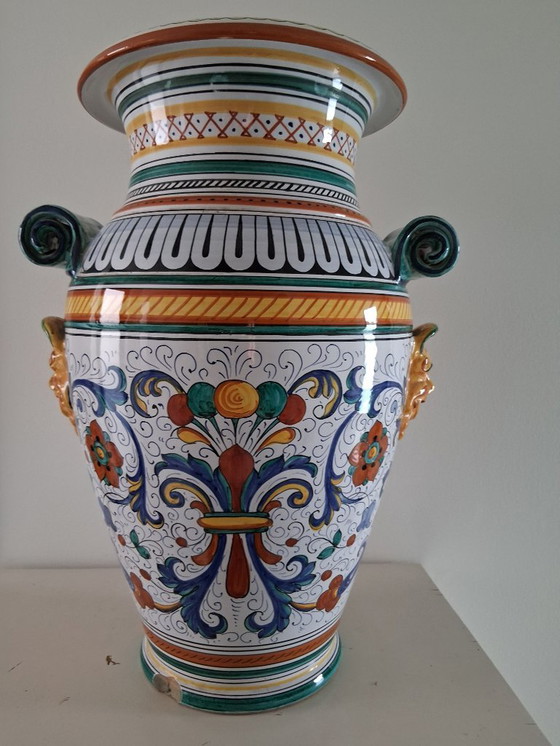 Image 1 of Deruta umbrella stand