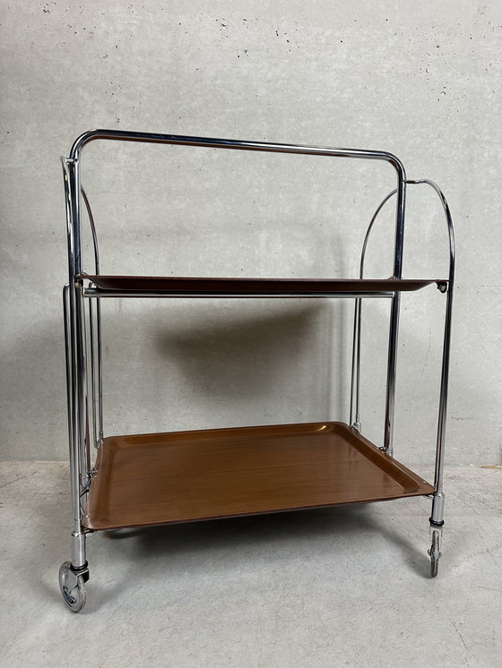 Image 1 of Vintage folding serving table - Gerlinol