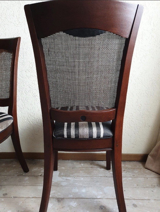 Image 1 of 6 sillas de comedor Bannink Art Nouveau en PERFECTO ESTADO, COMO NUEVAS