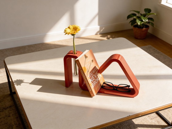 Image 1 of Red Magazine rack - PLA - 3D printed