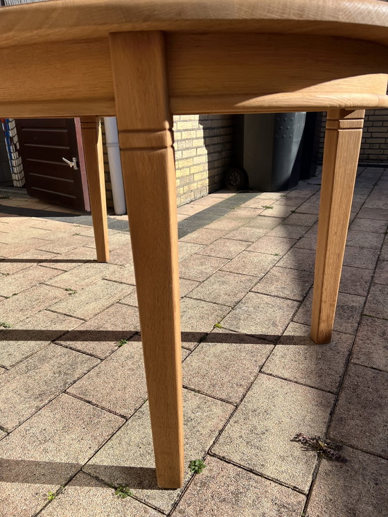 Image 1 of Geloogd eiken tafel