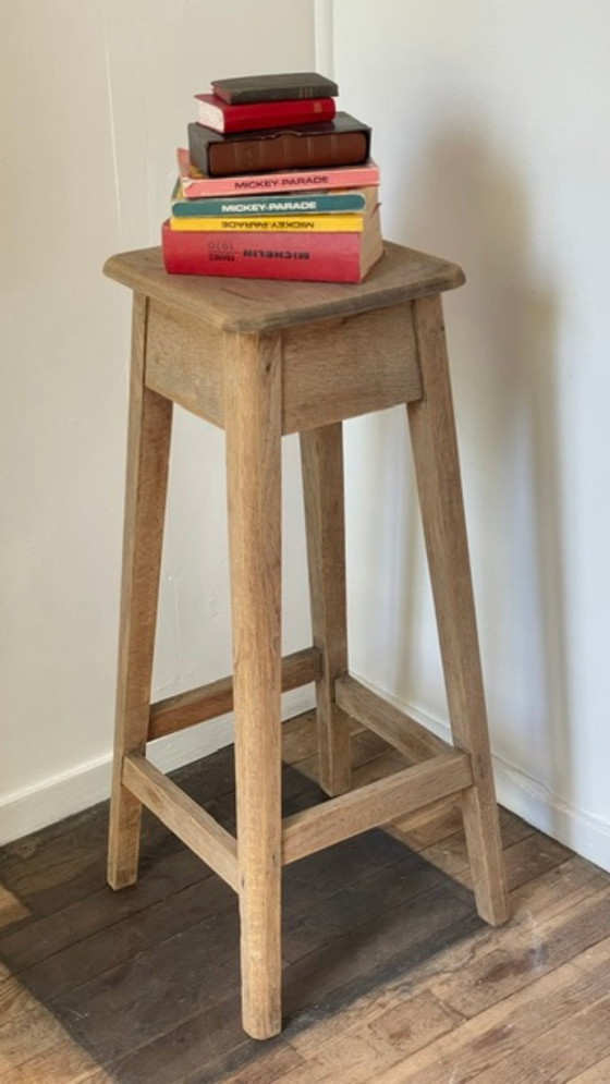 Vintage Oak Craftsman's Stand – Nightstands, Wood (photo 23 of 29)