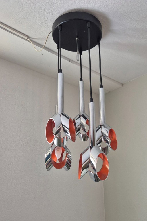 Lampada a sospensione vintage - Cascade di Massive - anni '70