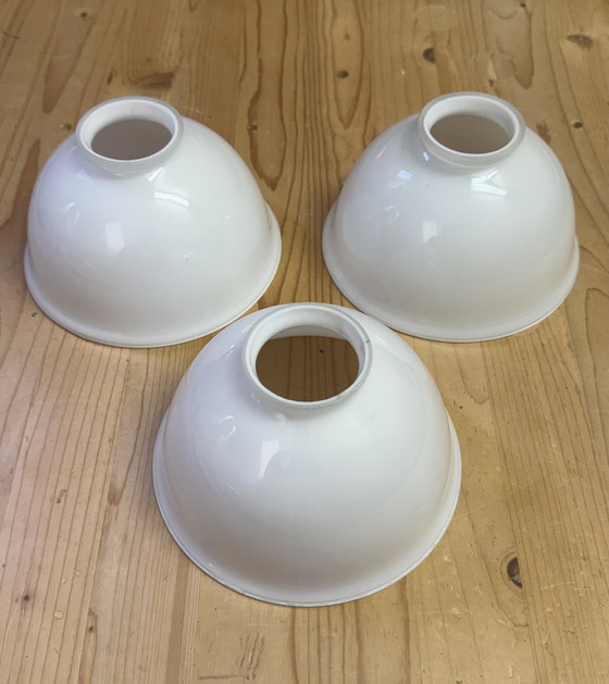 Image 1 of Rare Art Nouveau pendant lamp | 3 perfect original opal glass shades | 1905–1925