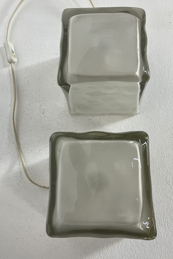 Image 1 of 2 icecube lampen IKEA vintage 1990 Iviken ice cube