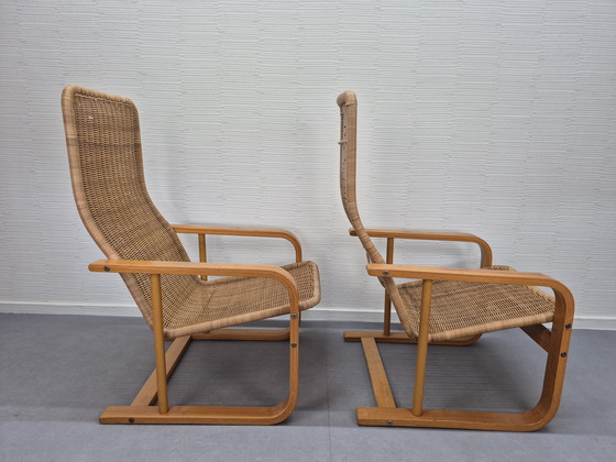 Image 1 of Poltrone vintage Ikea riet. Yngve Ekström, Öland. Per pezzo: