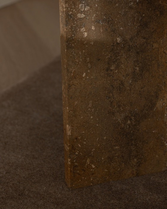 Image 1 of Vintage travertine coffee table, 1970s