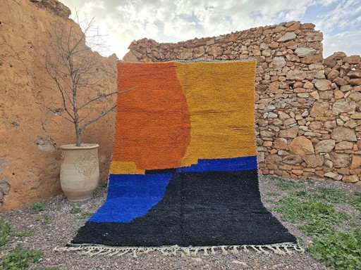Handwoven natural wool rug, traditional style, size 2/3 m – Aime Té, vloerkleden en tapijten