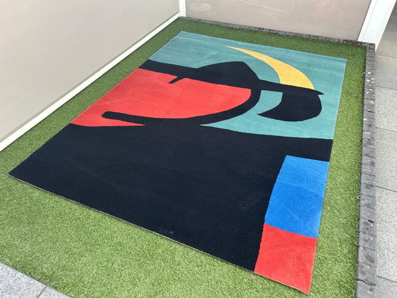 Super Beautiful Wool Floor Carpet – Decorative Objects, Vintage (photo 9 of 12)