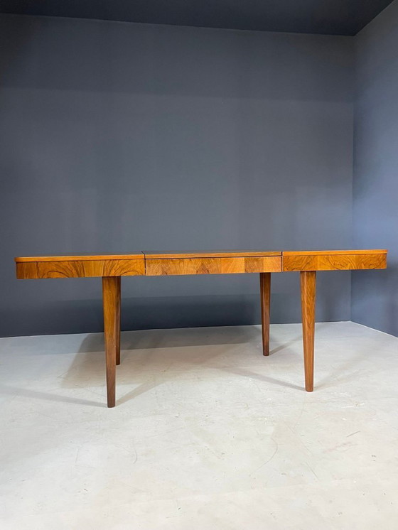 Image 1 of Extendable Dining Table by Jindřich Halabala, Czechoslovakia, 1950s