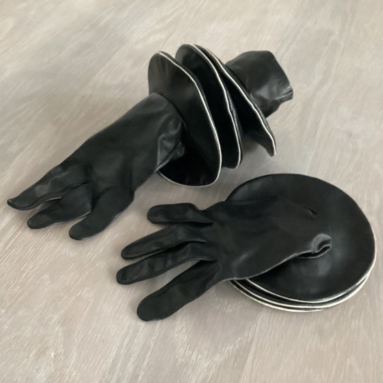 Image 1 of Harmonica handtas en bijpassende handschoenen