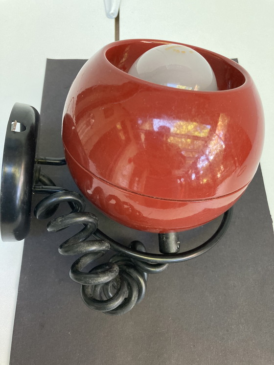 Image 1 of Lámpara de pared EYEBALL en metal de los años 70