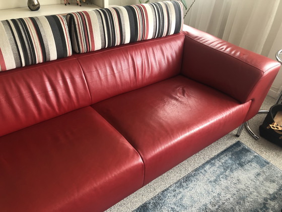 Image 1 of Divano a 3 posti Leolux Howlo rosso Ferrari