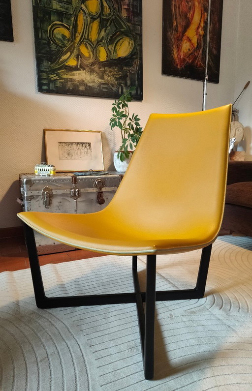 Poltrona lounge di design Jade di PORRO