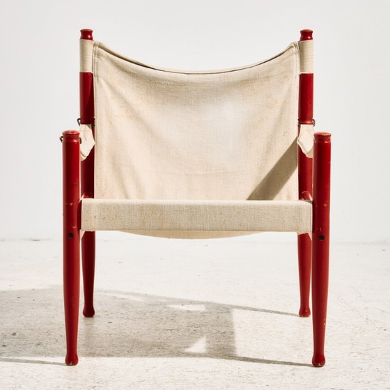 MK9445 Model 30 Safari Lounge Chair von Erik Wørts für Niels Eilersen – Sessel, Wood (photo 4 of 17)