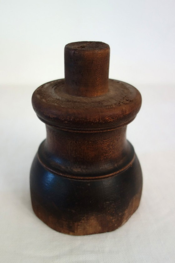 Ancienne Forme À Chapeau Ou Marotte En Bois Début XXème – Objets déco, Wood (photo 11 of 11)