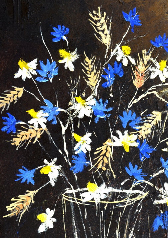 Field Flowers – Paintings & Drawings, Canvas (photo 2 of 5)