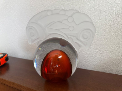glas object Leerdam Serica Willem van Oijen 2004