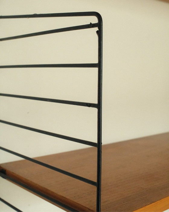 Image 1 of Système d'étagères murales vintage, armoire murale, support mural