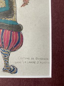 Leon Bakst 1927 Originele tekening - Costume de Barbizon