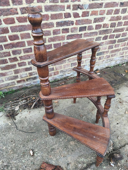 Wendeltreppe mit gedrechselten Stützen, 1960er Jahre