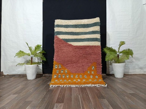 Tapis Marocain Artisanal en Laine 200cmx150cm