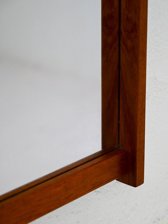 Image 1 of Vintage Scandinavian Teak Mirror from the 1960s