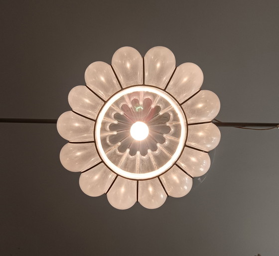 Image 1 of MURANO  Lampada a sospensione Zucca - Soffiato in gabbia -New