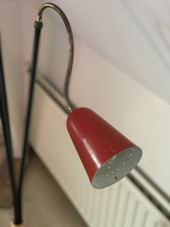 Image 1 of Hagoort Mid-Century Modern floor lamp 1950s