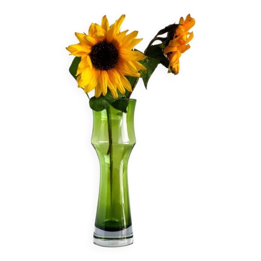 Mid-century modern glass vase by Bo Borgström for Åseda