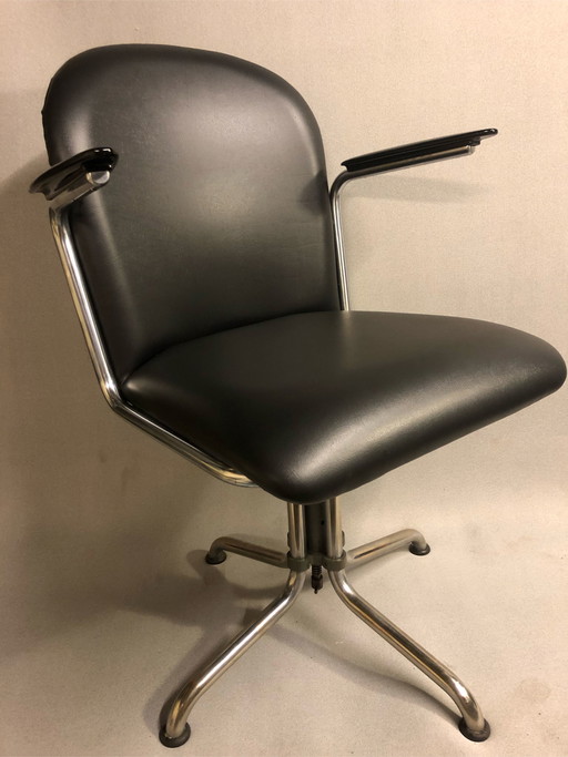 Sedia da ufficio dal design vintage Gispen 356