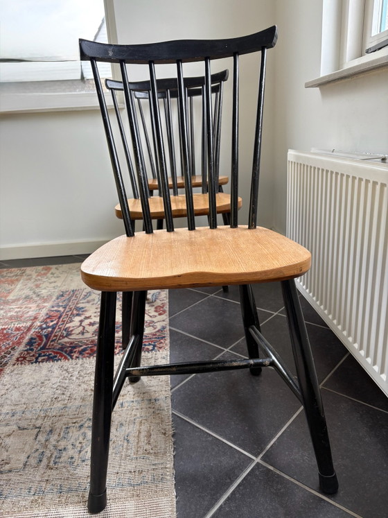 4 sedie design scandinavo mid-century Taapiovaara – tapiovaara, Sedie da pranzo, Legno (photo 5 of 5)