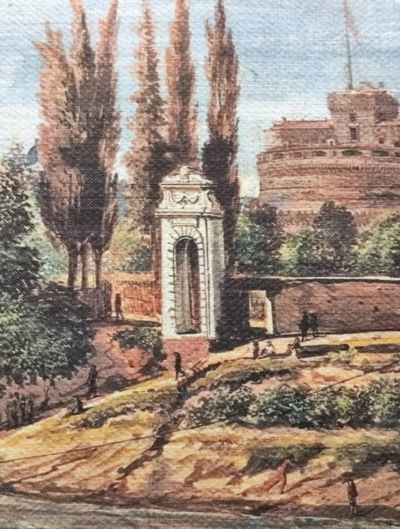 Vedula Di Roma G.Vanvitelli – Paintings & Drawings, Canvas (photo 7 of 15)