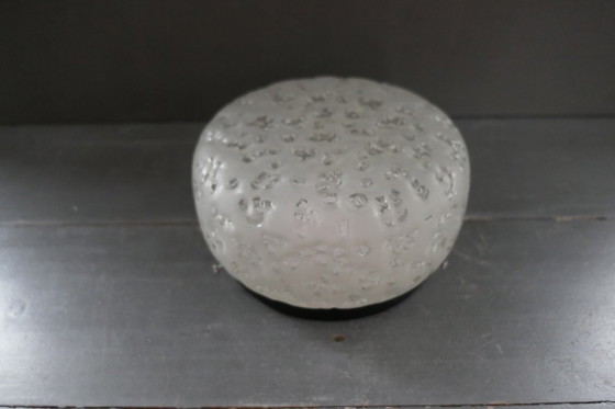 Vintage Peill & Putzler glass Ceiling light Germany – Metal (photo 6 of 14)