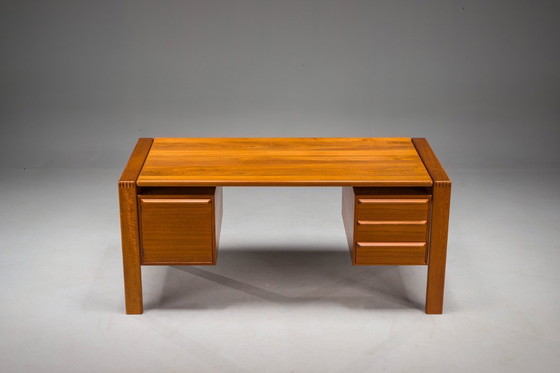 Image 1 of Freistehender Teakholz-Schreibtisch von GV Møbler, Mid-Century, 1960er Jahre