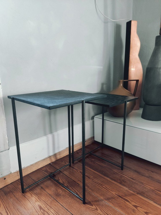 Image 1 of Capo d'opera Mini Set de table d'appoint, Lava-Tattoo, Alessio Bassan 2015, noir