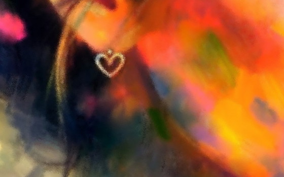 Image 1 of Acrylic painting on canvas "Sexy glamour" / (80 x 60 cm)