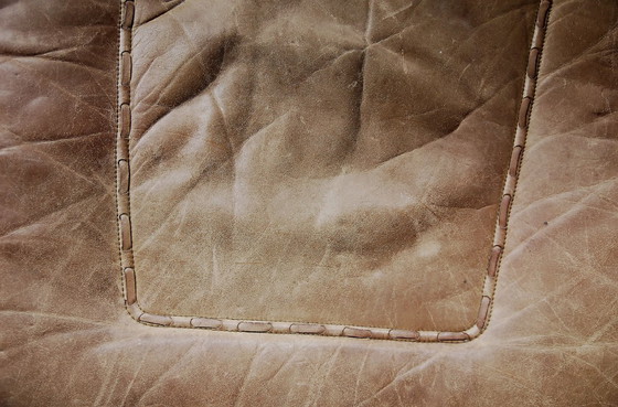 Image 1 of Vintage Mid-Century German Modern Leather Swivel Chairs by Carl Straub, 1950s, Set of 2