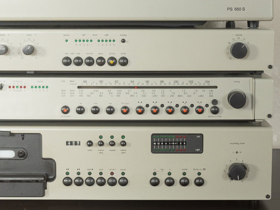 BRAUN Studio Hi-Fi 301 Komplettanlage, Dieter Rams, Braun möbel, Decorative Objects, Metal, Plastic, Grey (photo 14 of 15)